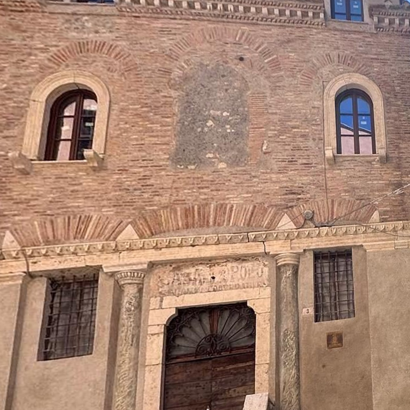 Elevazione raddrizzata della facciata di Santo Stefano ai Ferri